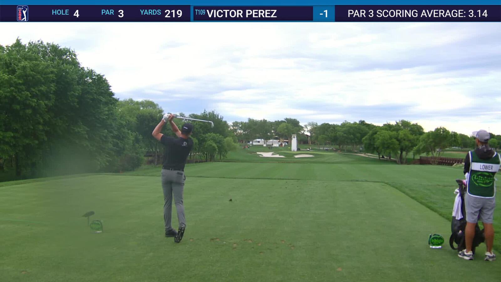 Victor Perez | Round 2 | 4th hole | Shot 1 | 2025 THE CJ CUP
