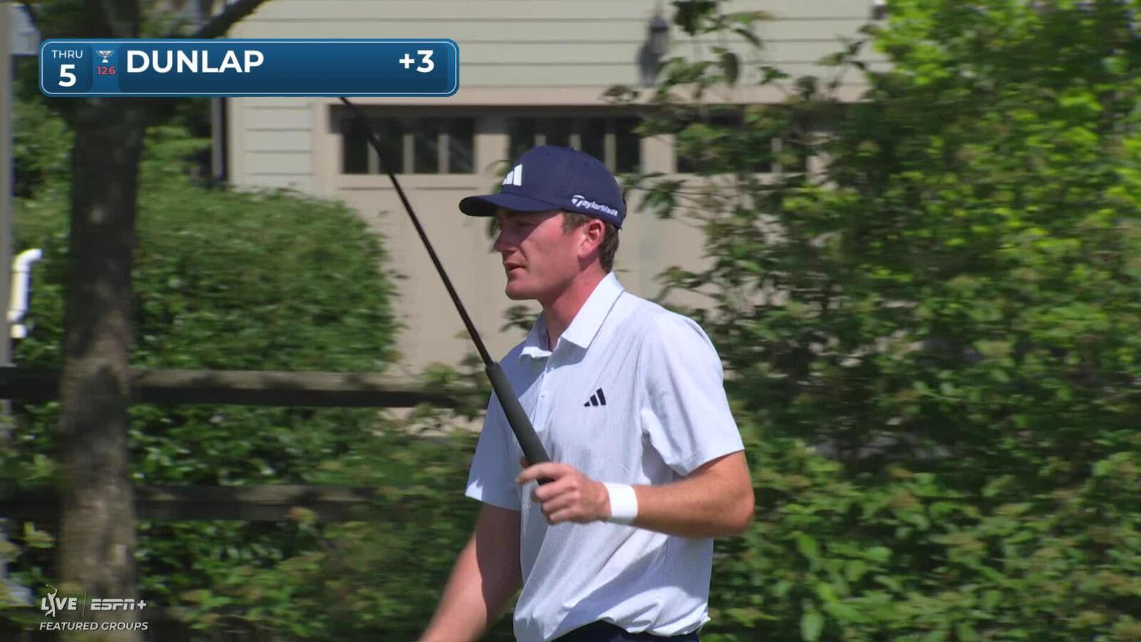 Nick Dunlap | Round 4 | 5th hole | Shot 5 | 2025 Truist Championship