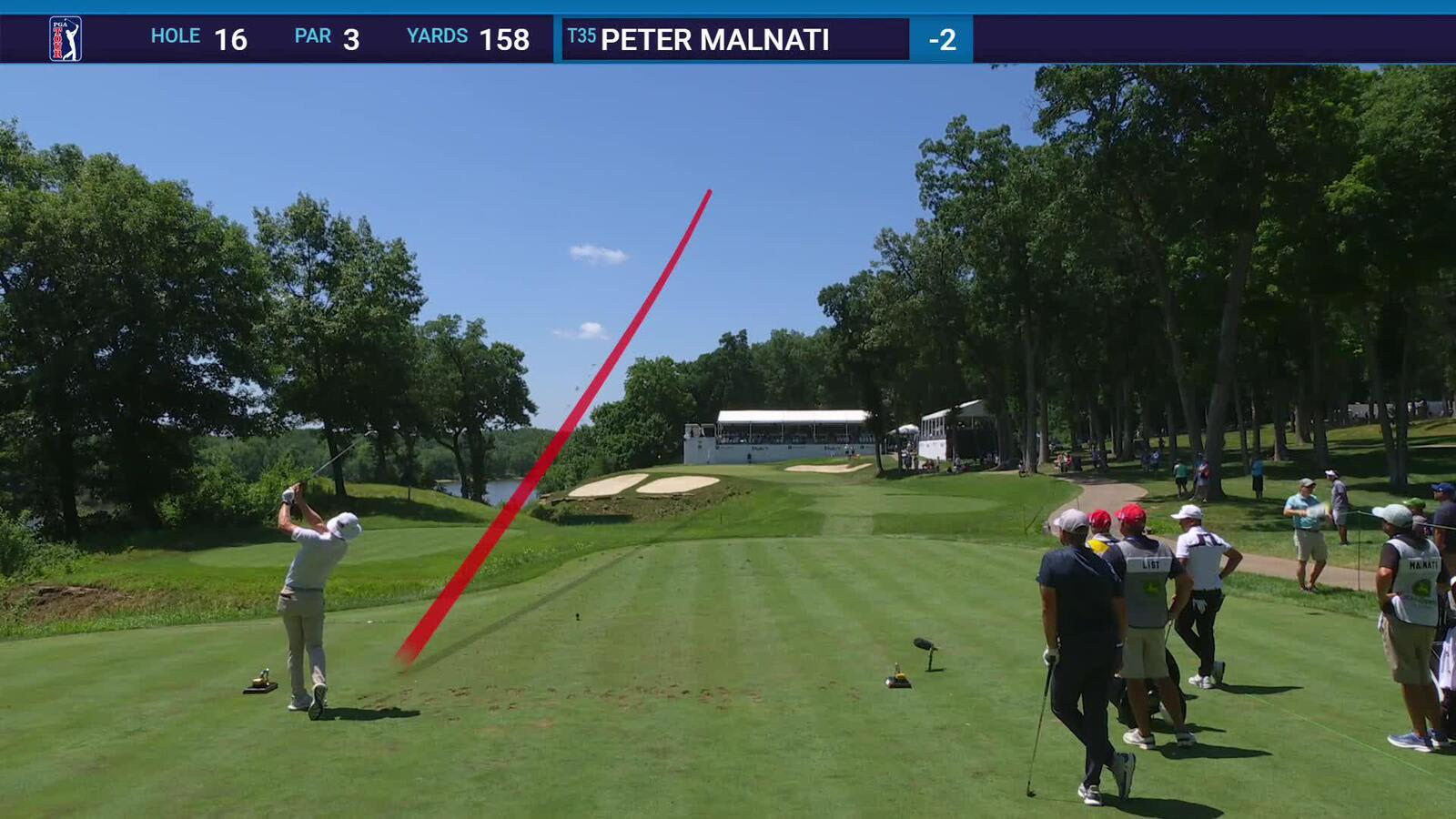 Peter Malnati | Round 1 | 16th hole | Shot 1 | 2025 John Deere