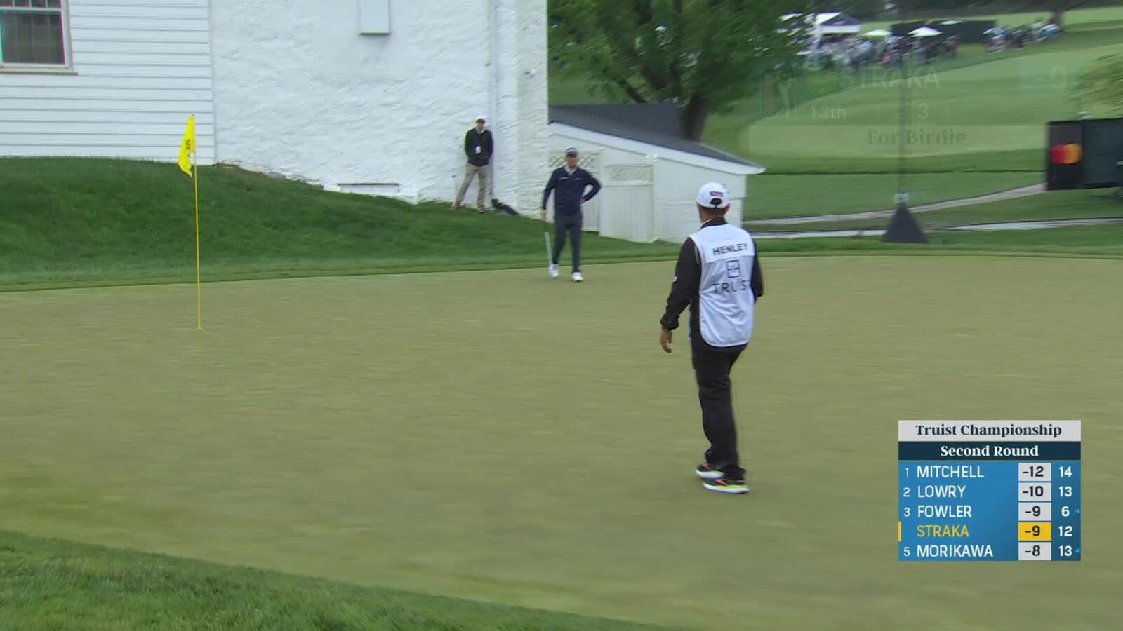 Sepp Straka | Round 2 | 13th hole | Shot 3 | 2025 Truist Championship