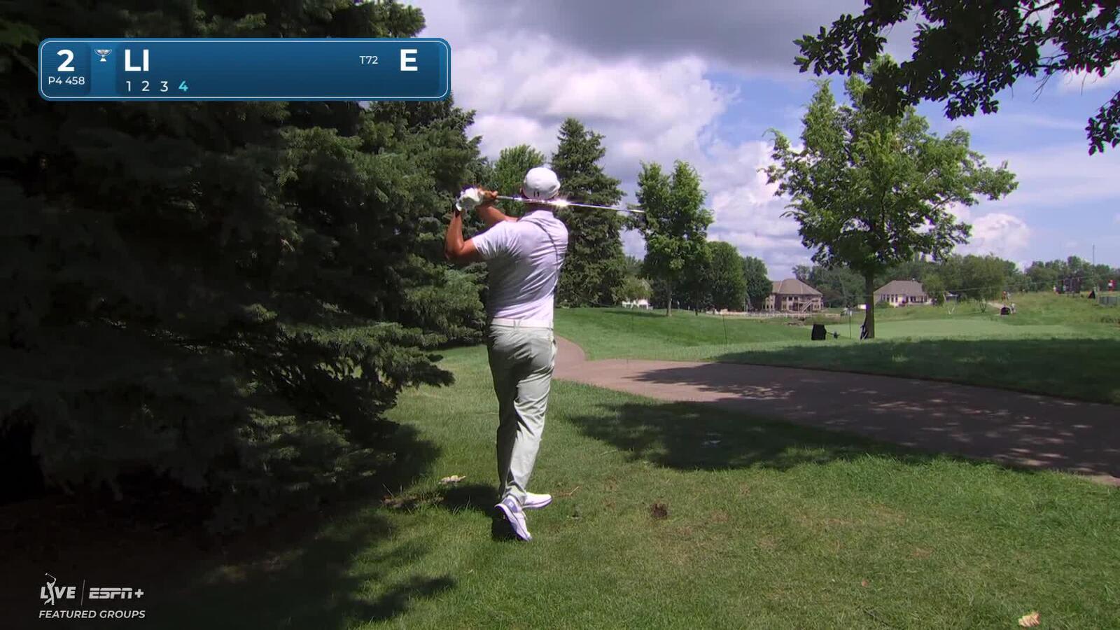 Haotong Li | Round 1 | 2nd hole | Shot 4 | 2025 3M Open