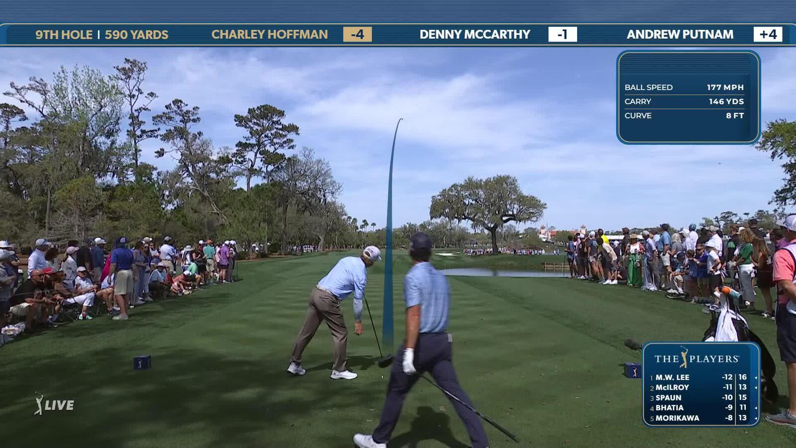 Charley Hoffman | Round 2 | 9th hole | Shot 1 | 2025 THE PLAYERS