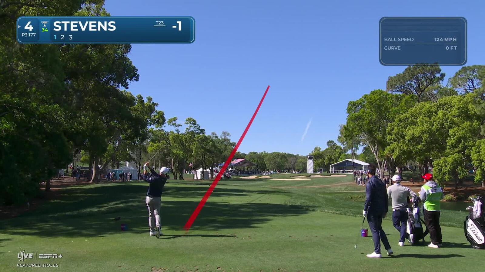 Sam Stevens | Round 2 | 4th hole | Shot 1 | 2025 Valspar