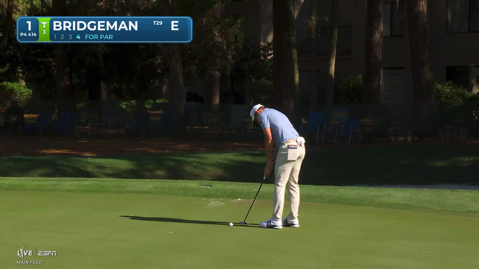 Jacob Bridgeman | Round 1 | 1st hole | Shot 4 | 2026 RBC Heritage