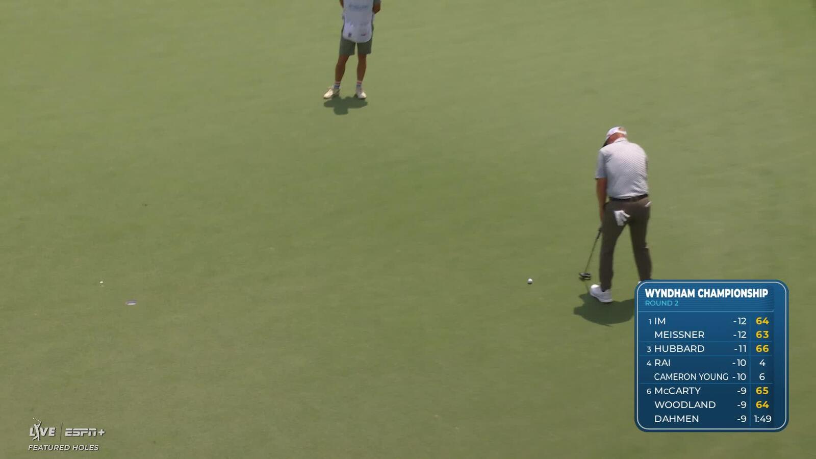 Patrick Fishburn | Round 2 | 15th hole | Shot 4 | 2025 Wyndham