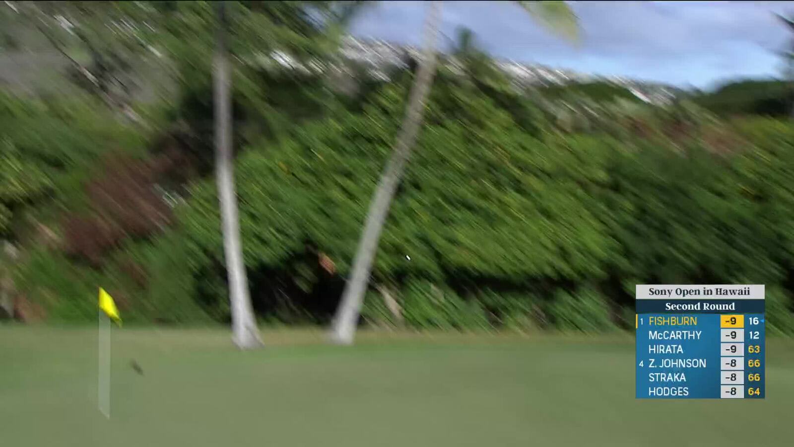 Patrick Fishburn | Round 2 | 8th hole | Shot 2 | 2025 Sony Open