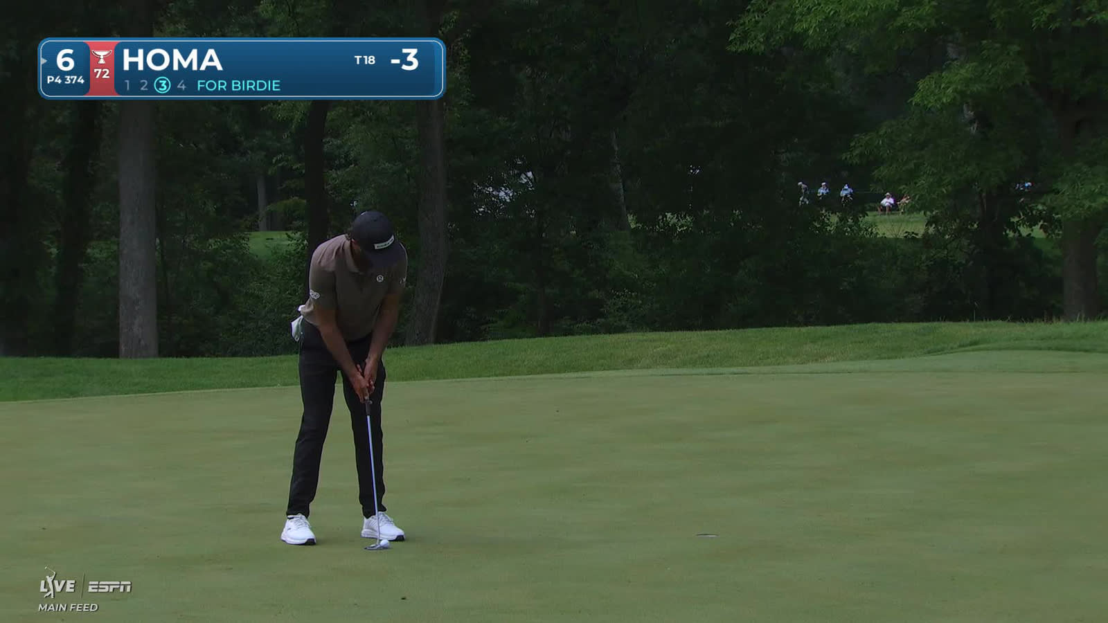 Max Homa | Round 1 | 6th hole | Shot 3 | 2026 John Deere