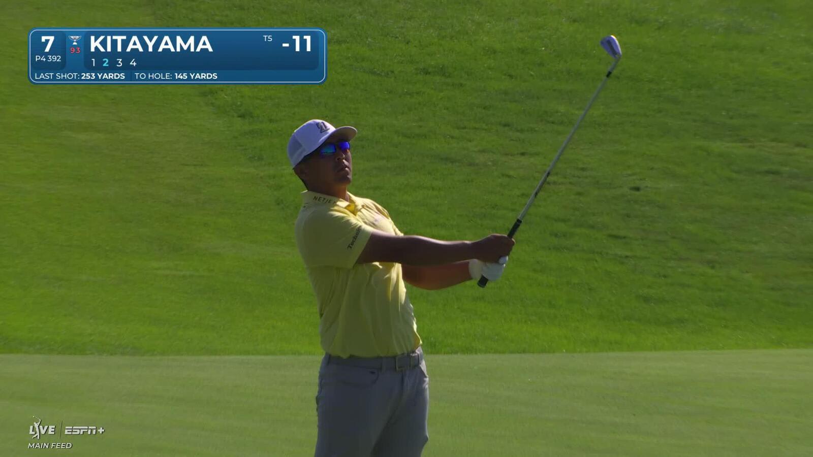 Kurt Kitayama | Round 3 | 7th hole | Shot 2 | 2025 3M Open