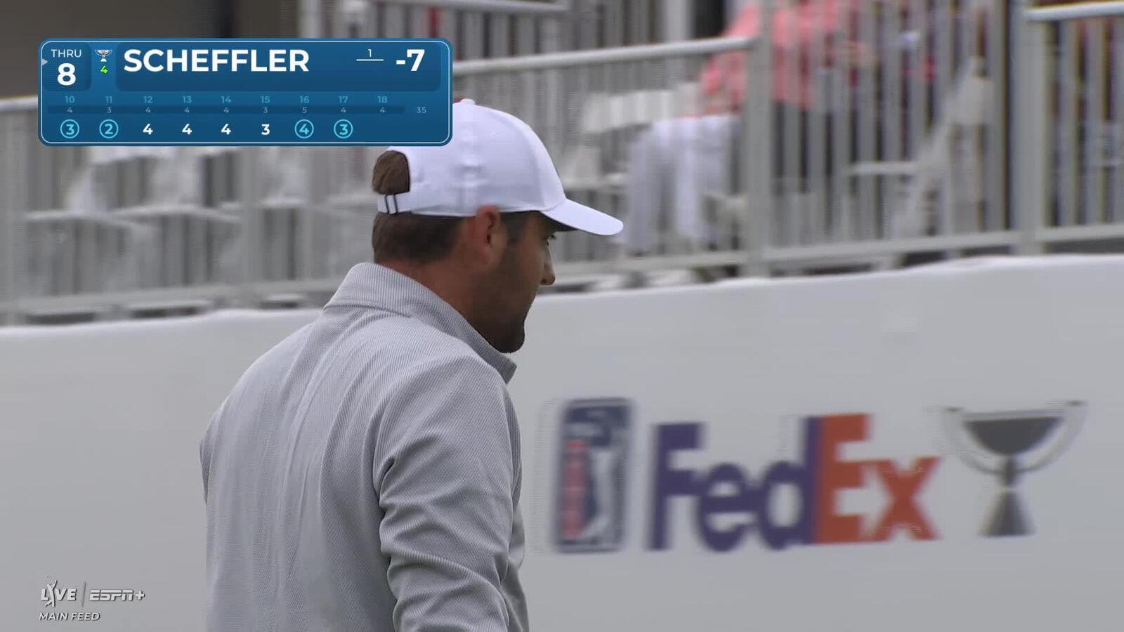 Scottie Scheffler | Round 2 | 17th hole | Shot 3 | 2025 Houston Open