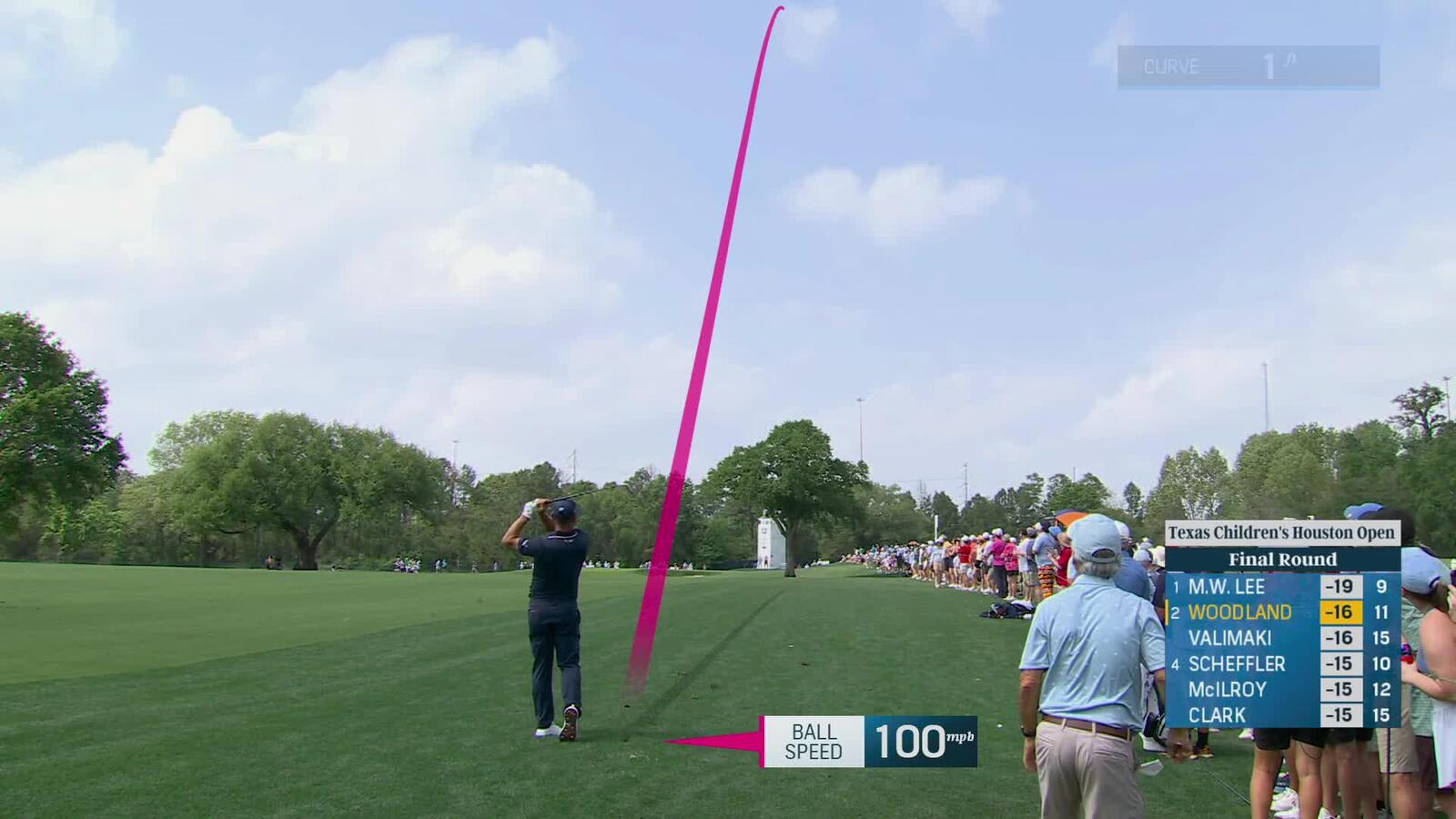 Gary Woodland | Round 4 | 12th hole | Shot 2 | 2025 Houston Open