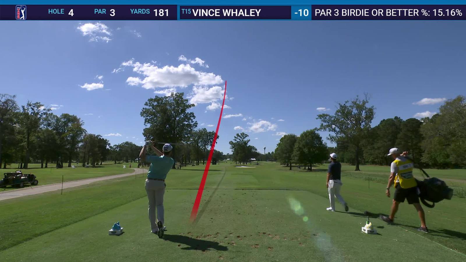 Vince Whaley | Round 3 | 4th hole | Shot 1 | 2025 Sanderson Farms
