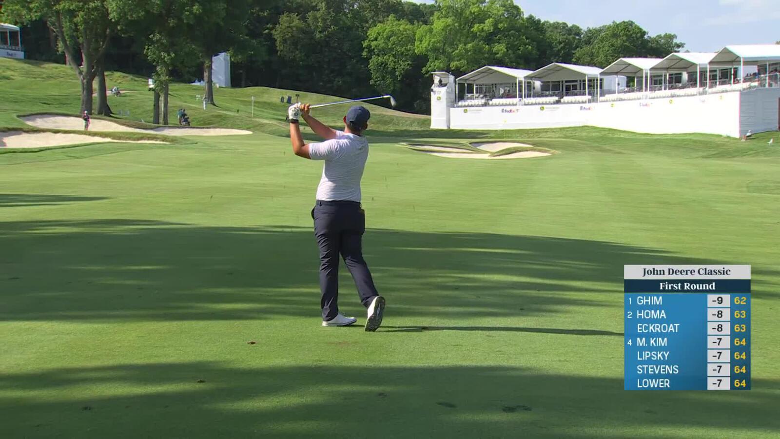 Rico Hoey | Round 1 | 17th hole | Shot 2 | 2025 John Deere