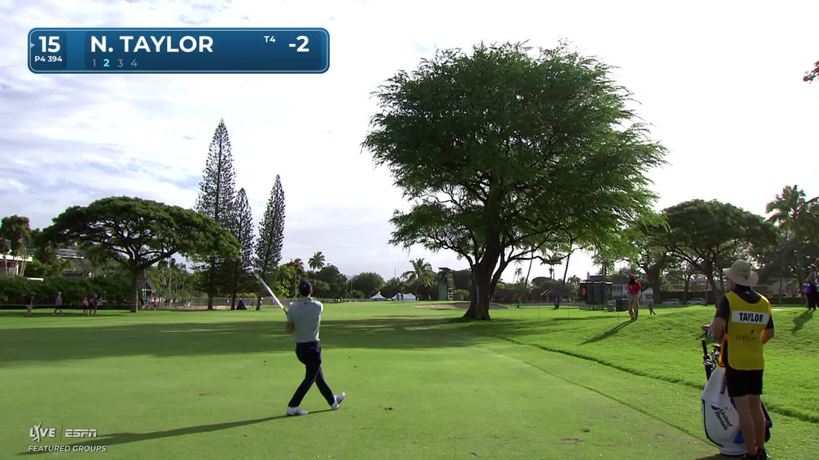 Nick Taylor | Round 1 | 15th hole | Shot 2 | 2026 Sony Open