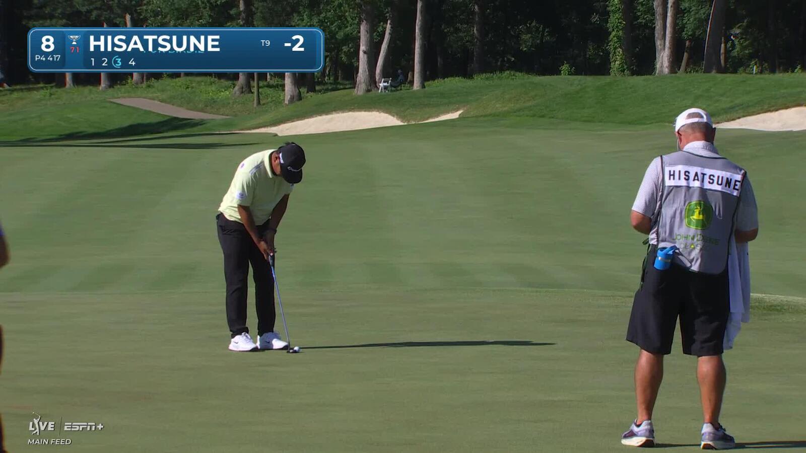 Ryo Hisatsune | Round 1 | 8th hole | Shot 3 | 2025 John Deere