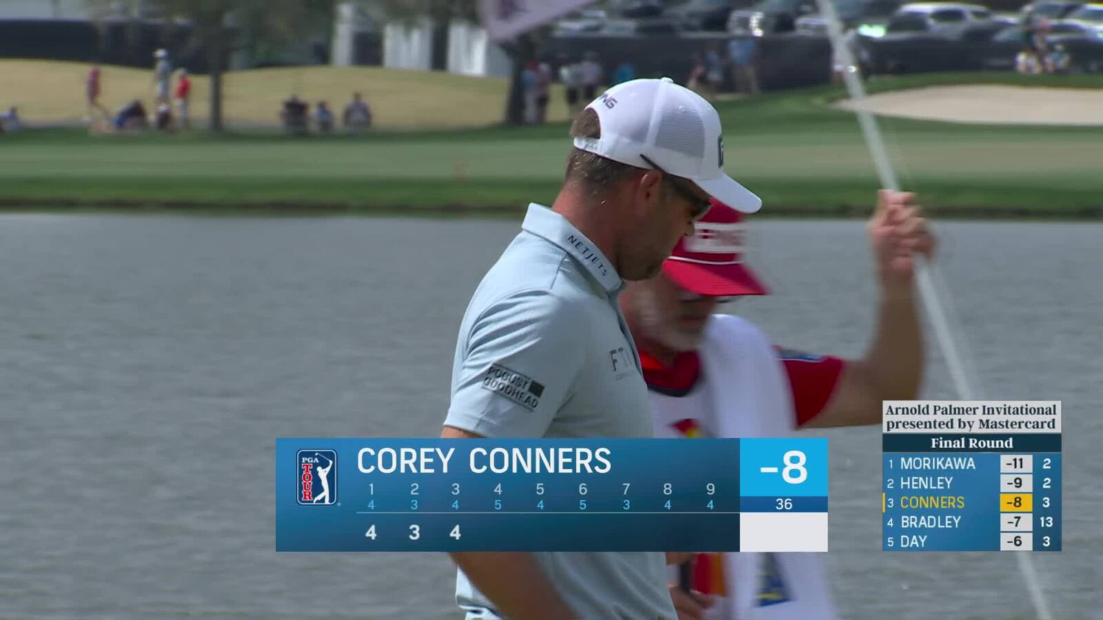 Corey Conners | Round 4 | 3rd hole | Shot 4 | 2025 Arnold Palmer Invitational