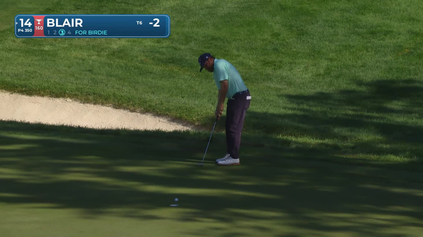 Zac Blair | Round 1 | 14th hole | Shot 3 | 2026 John Deere