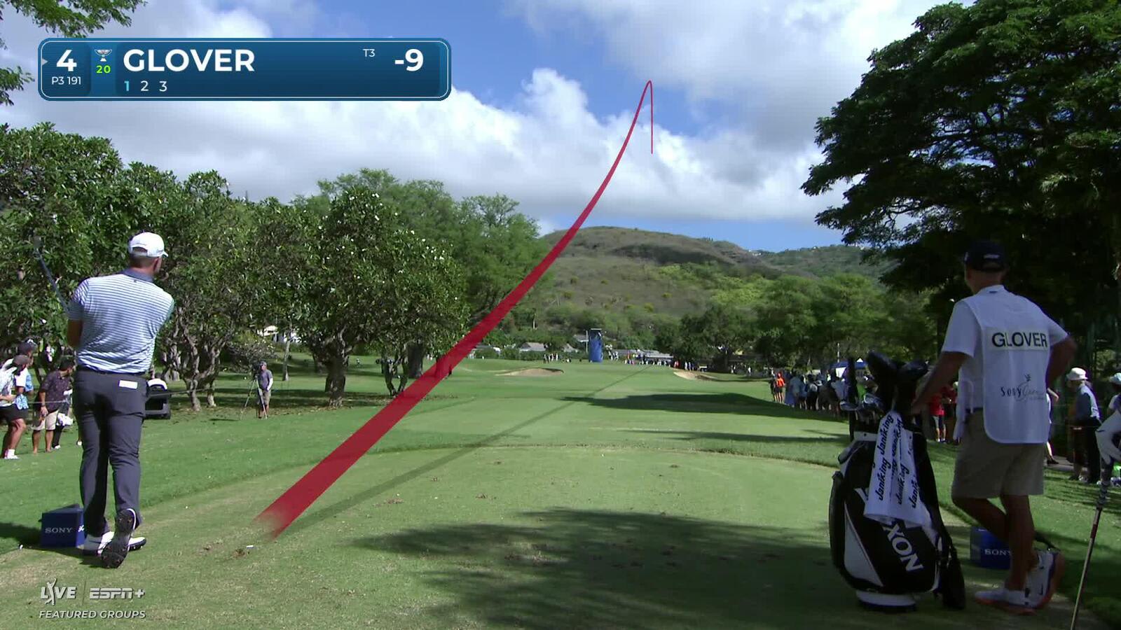Lucas Glover | Round 3 | 4th hole | Shot 1 | 2025 Sony Open