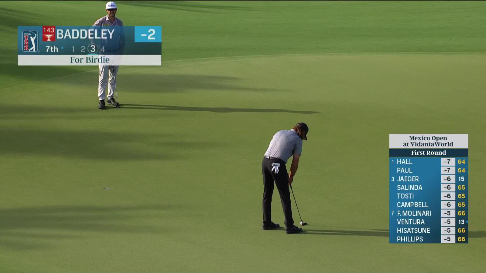 Aaron Baddeley | Round 1 | 7th hole | Shot 3 | 2025 Mexico Open