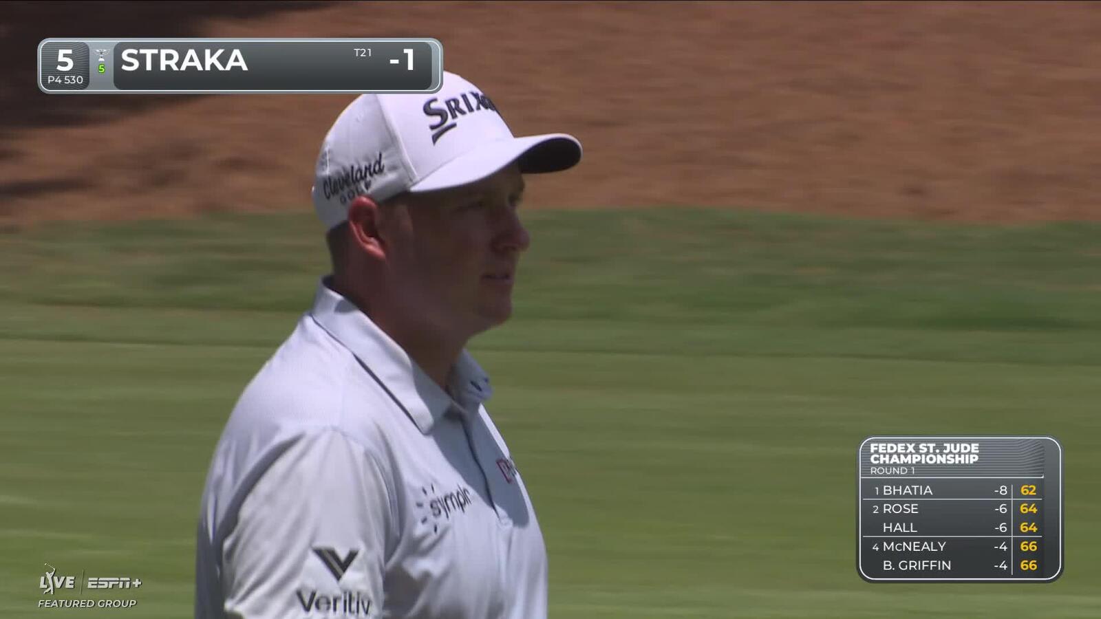 Sepp Straka | Round 1 | 5th hole | Shot 2 | 2025 FedEx St. Jude