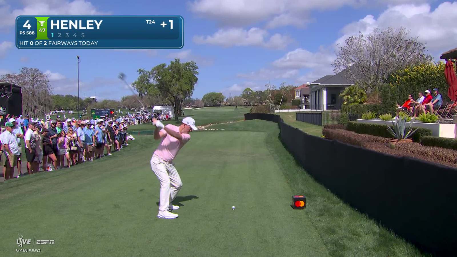 Russell Henley | Round 1 | 4th hole | Shot 1 | 2026 Arnold Palmer