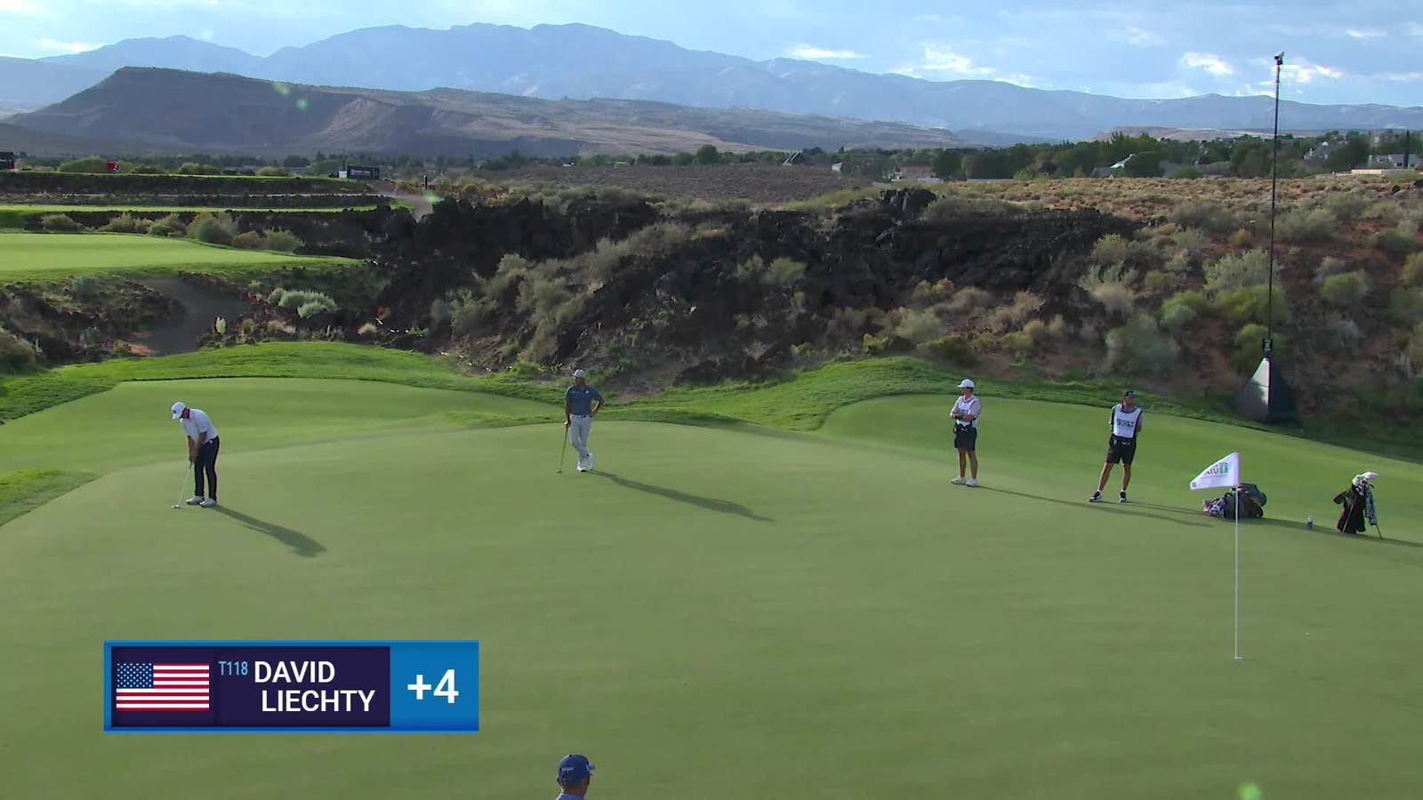 David Liechty | Round 1 | 17th hole | Shot 2 | 2025 Bank of Utah