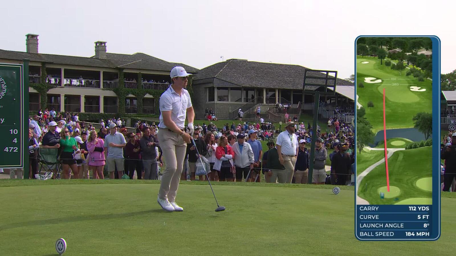 Ben Griffin | Round 3 | 10th hole | Shot 1 | 2025 the Memorial