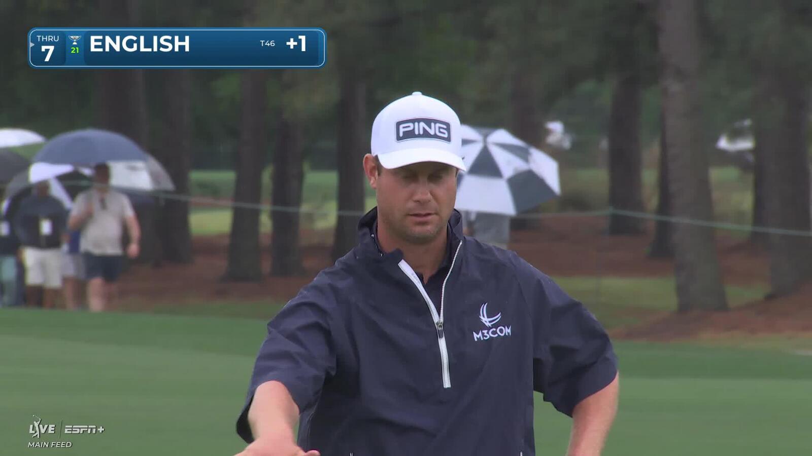 Harris English | Round 1 | 16th hole | Shot 4 | 2025 Houston Open