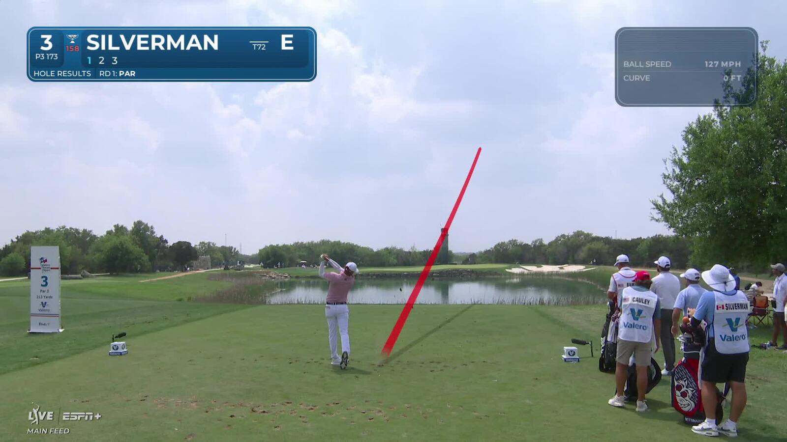 Ben Silverman | Round 2 | 3rd hole | Shot 1 | 2025 Valero