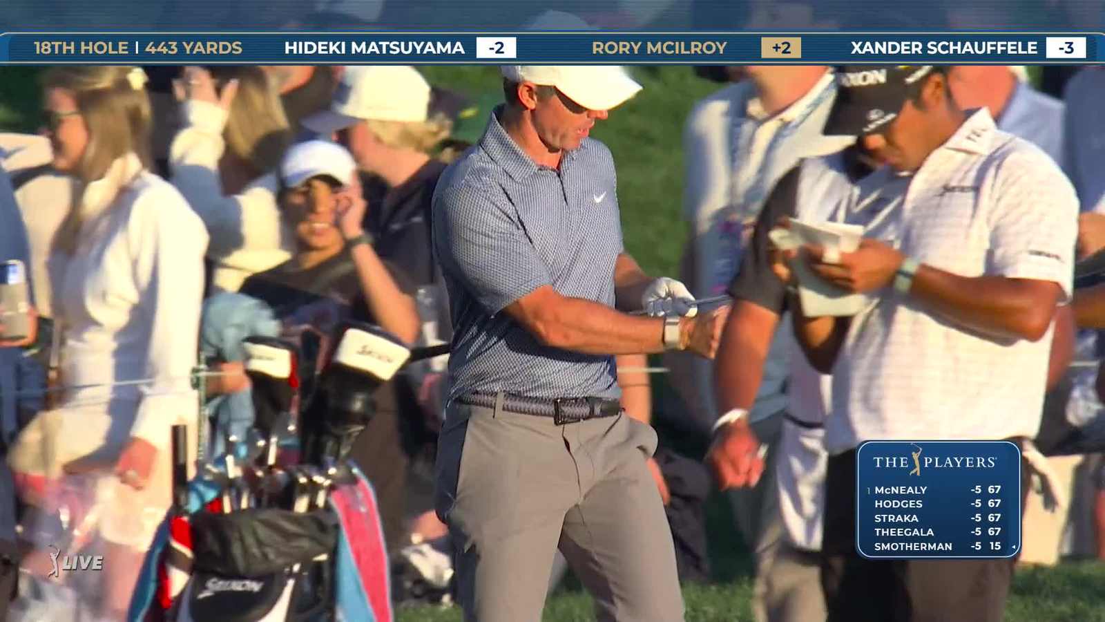 Rory McIlroy | Round 1 | 18th hole | Shot 2 | 2026 THE PLAYERS