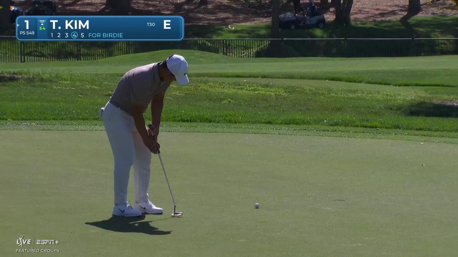 Tom Kim | Round 1 | 1st hole | Shot 4 | 2025 Valspar