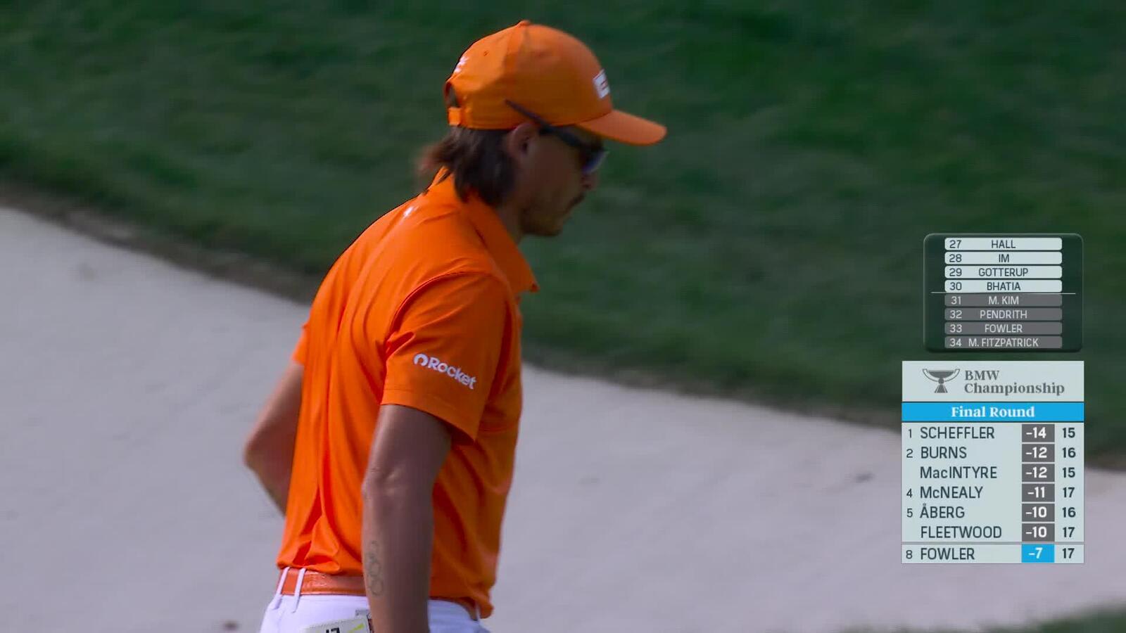 Rickie Fowler | Round 4 | 18th hole | Shot 4 | 2025 BMW Championship