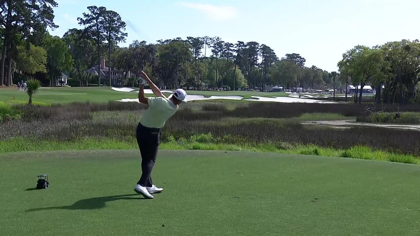 Johnny Keefer | Round 3 | 18th hole | Shot 1 | 2025 Club Car Championship