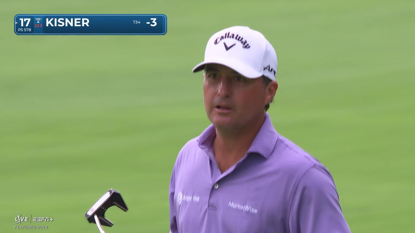 Kevin Kisner | Round 1 | 17th hole | Shot 3 | 2025 Rocket Classic