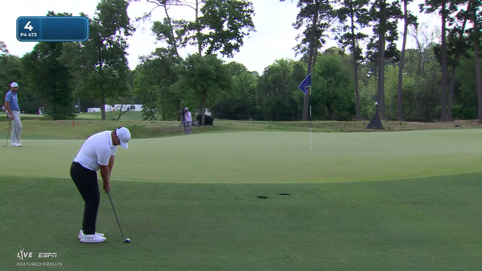 Chris Gotterup | Round 1 | 4th hole | Shot 4 | -1 Houston Open