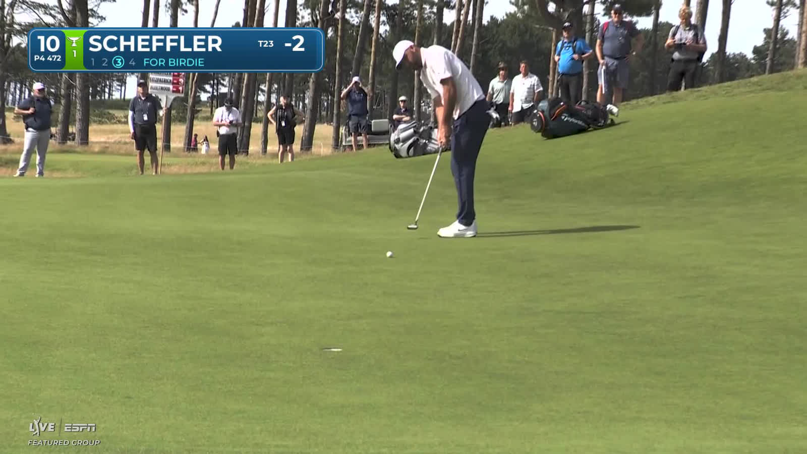 Scottie Scheffler | Round 1 | 10th hole | Shot 3 | 2026 Genesis Scottish Open