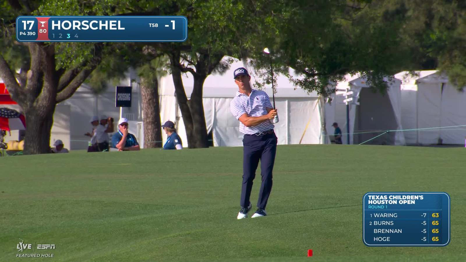 Billy Horschel | Round 1 | 17th hole | Shot 3 | 2026 Houston Open