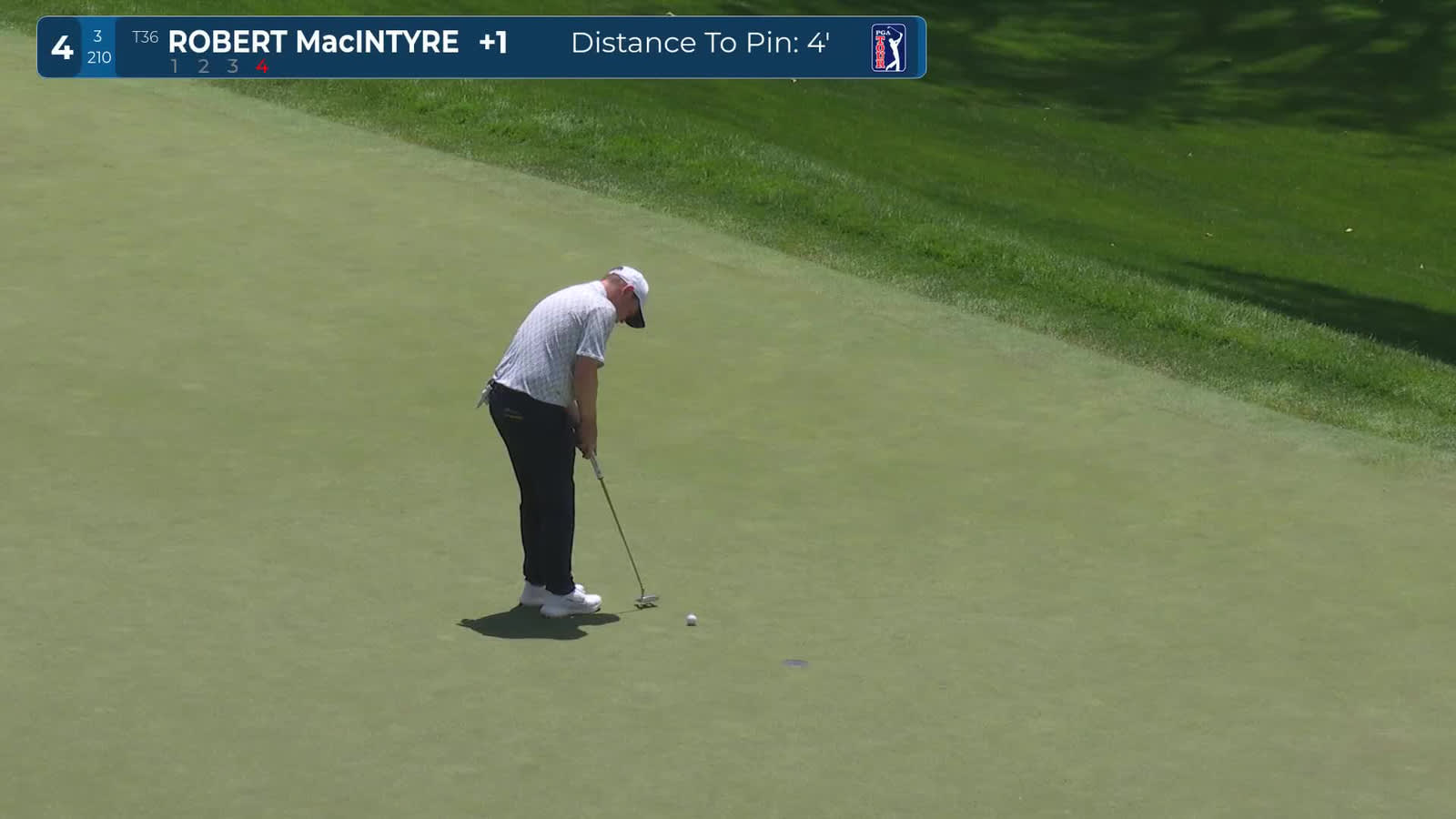 Robert MacIntyre | Round 1 | 4th hole | Shot 5 | 2026 the Memorial