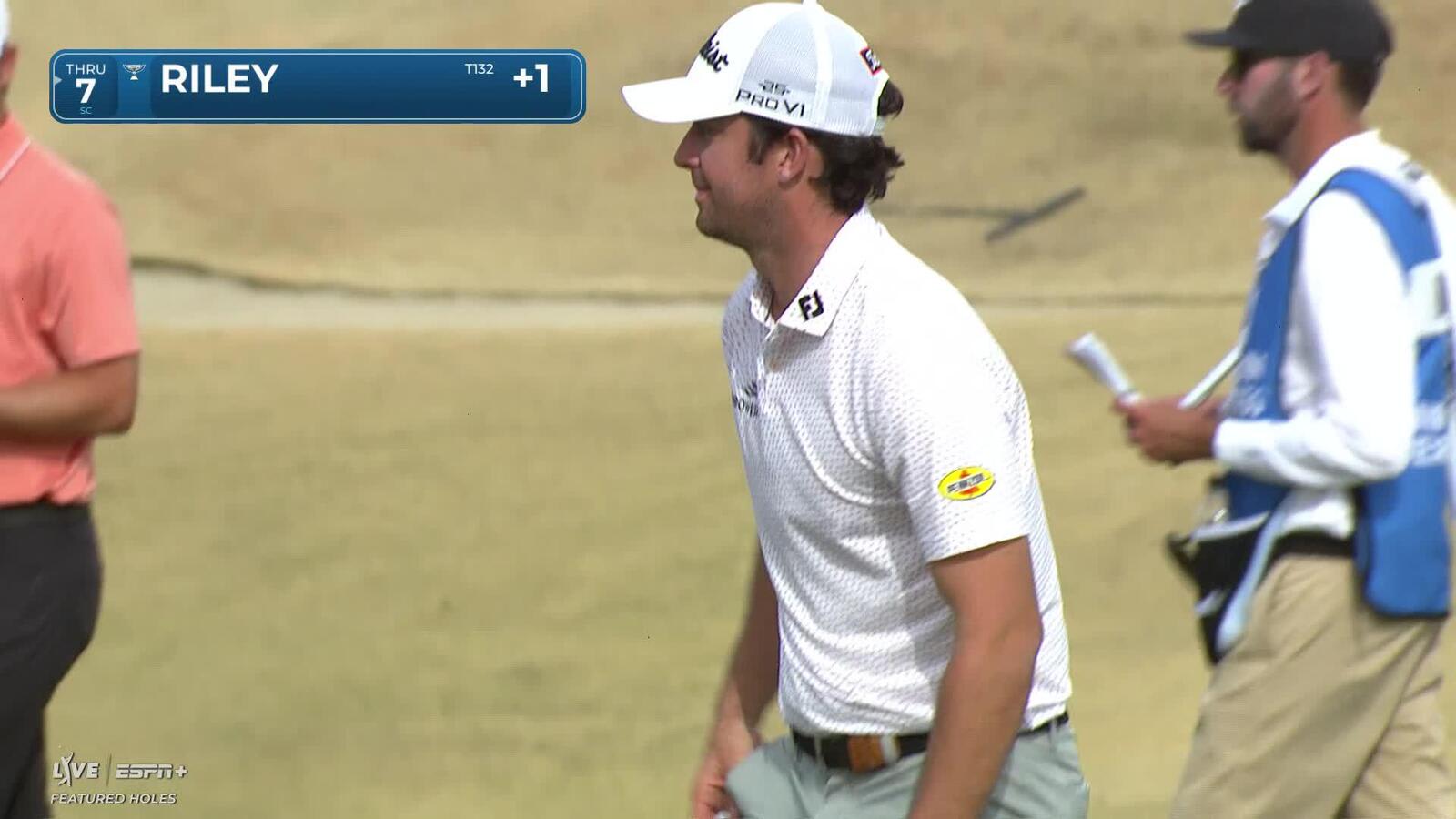 Davis Riley | Round 1 | 16th hole | Shot 4 | 2025 The American Express