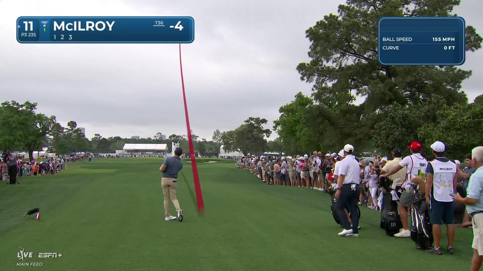 Rory McIlroy | Round 3 | 11th hole | Shot 1 | 2025 Houston Open