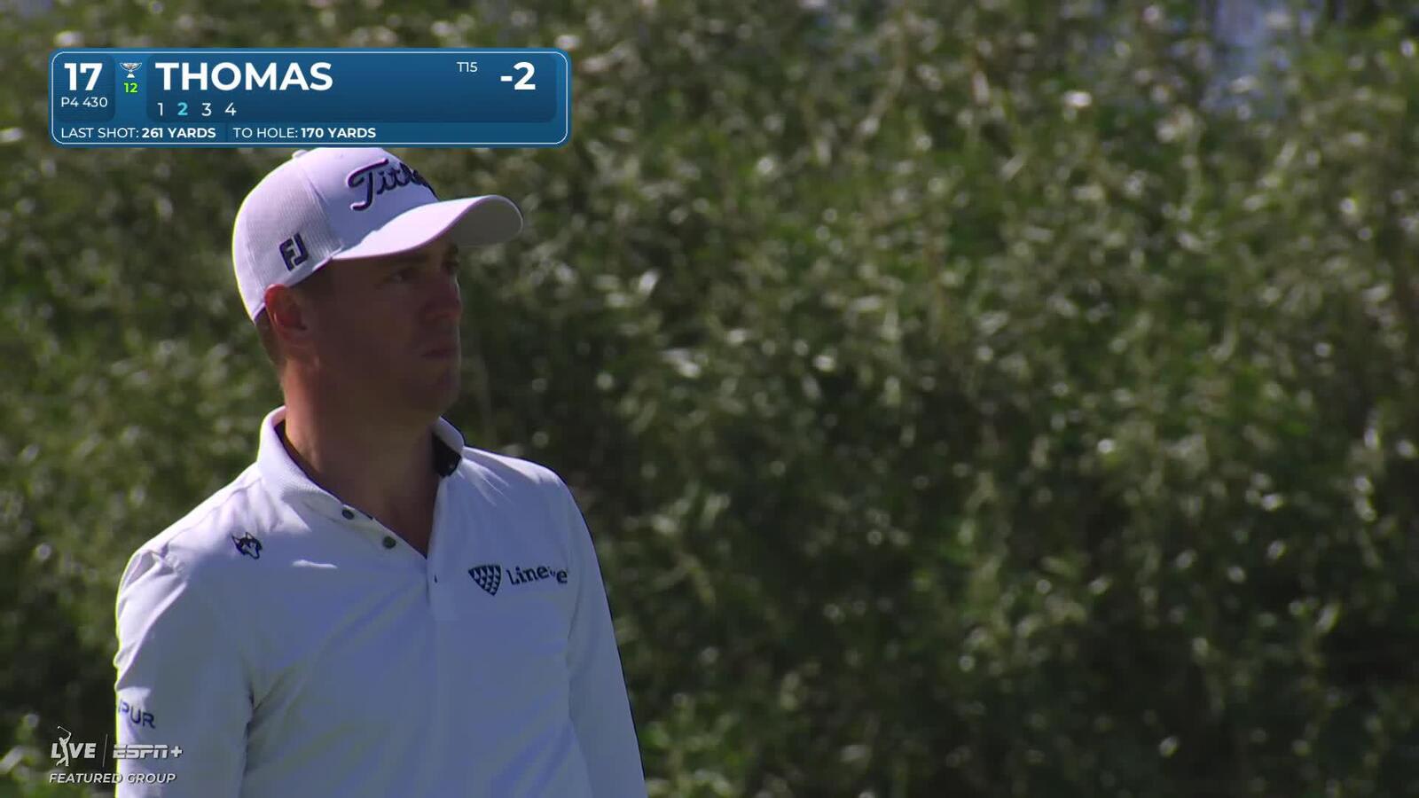 Justin Thomas | Round 3 | 17th hole | Shot 2 | 2025 Genesis