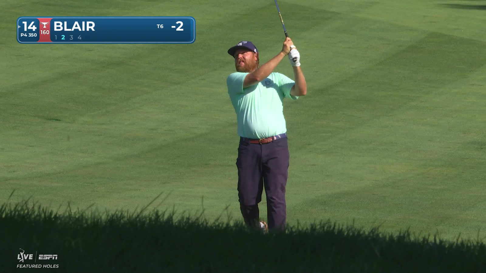 Zac Blair | Round 1 | 14th hole | Shot 2 | 2026 John Deere