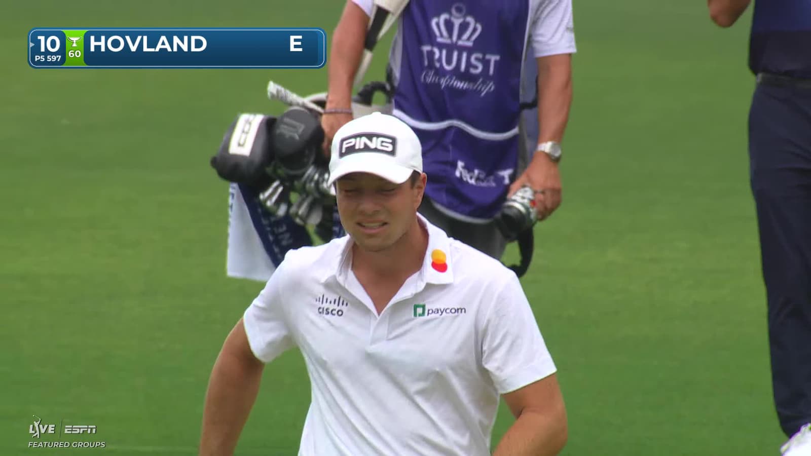 Viktor Hovland | Round 1 | 10th hole | Shot 3 | 2026 Truist Championship