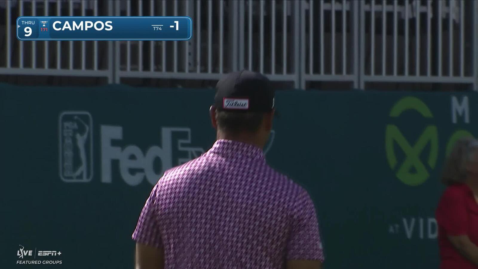 Rafael Campos | Round 2 | 18th hole | Shot 5 | 2025 Mexico Open