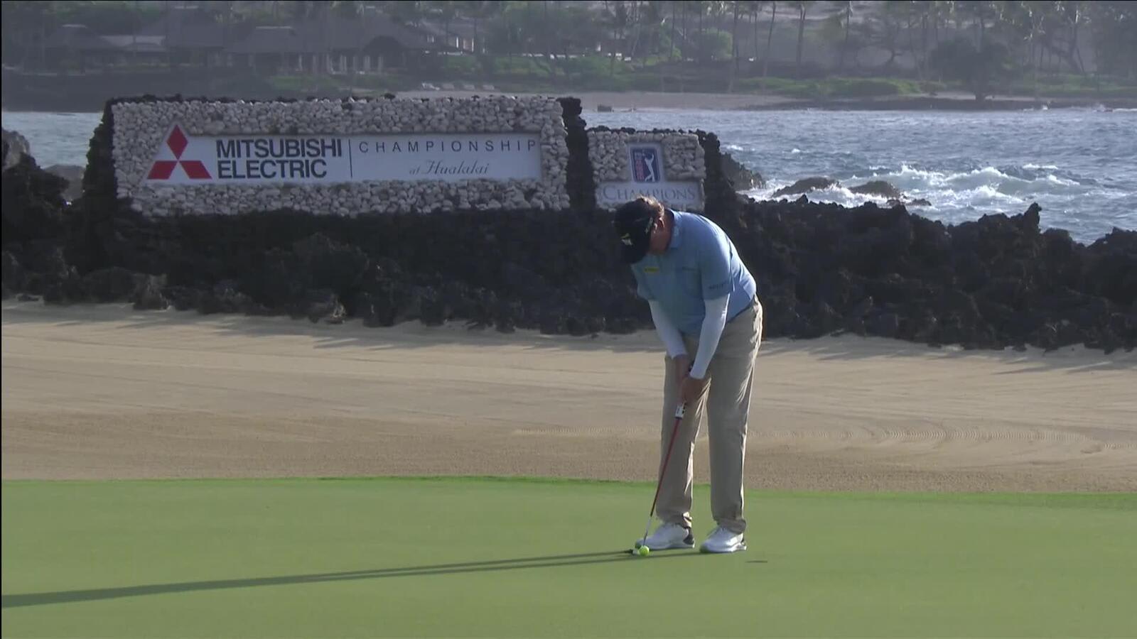 Ernie Els | Round 1 | 17th hole | Shot 2 | 2025 Mitsubishi