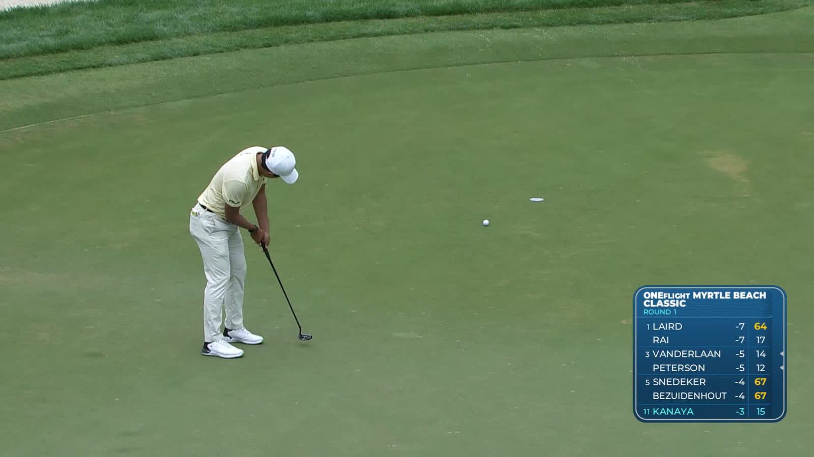 Takumi Kanaya | Round 1 | 16th hole | Shot 3 | 2026 ONEflight Myrtle