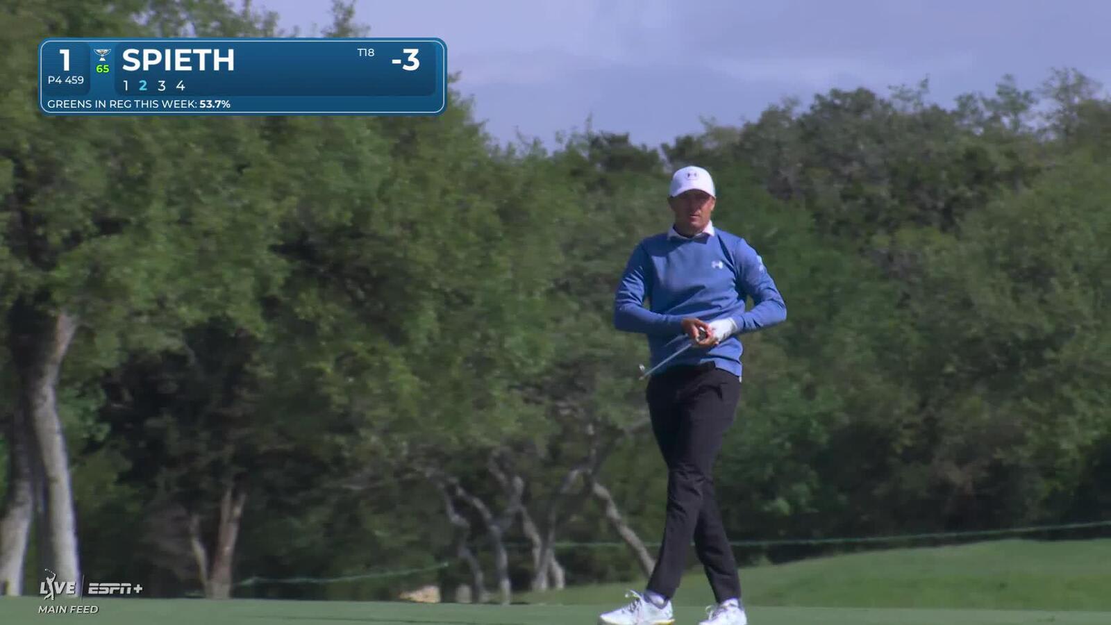Jordan Spieth | Round 4 | 1st hole | Shot 2 | 2025 Valero