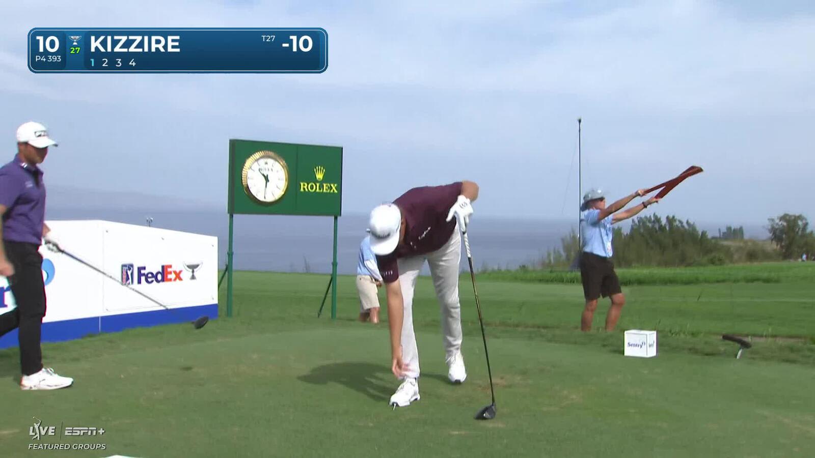 Patton Kizzire | Round 3 | 10th hole | Shot 1 | 2025 The Sentry