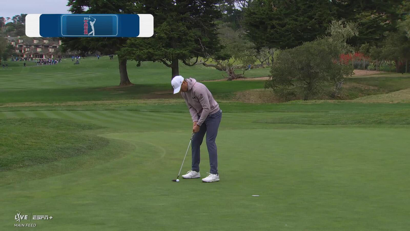 Jordan Spieth | Round 2 | 2nd hole | Shot 5 | 2025 AT&T Pebble Beach