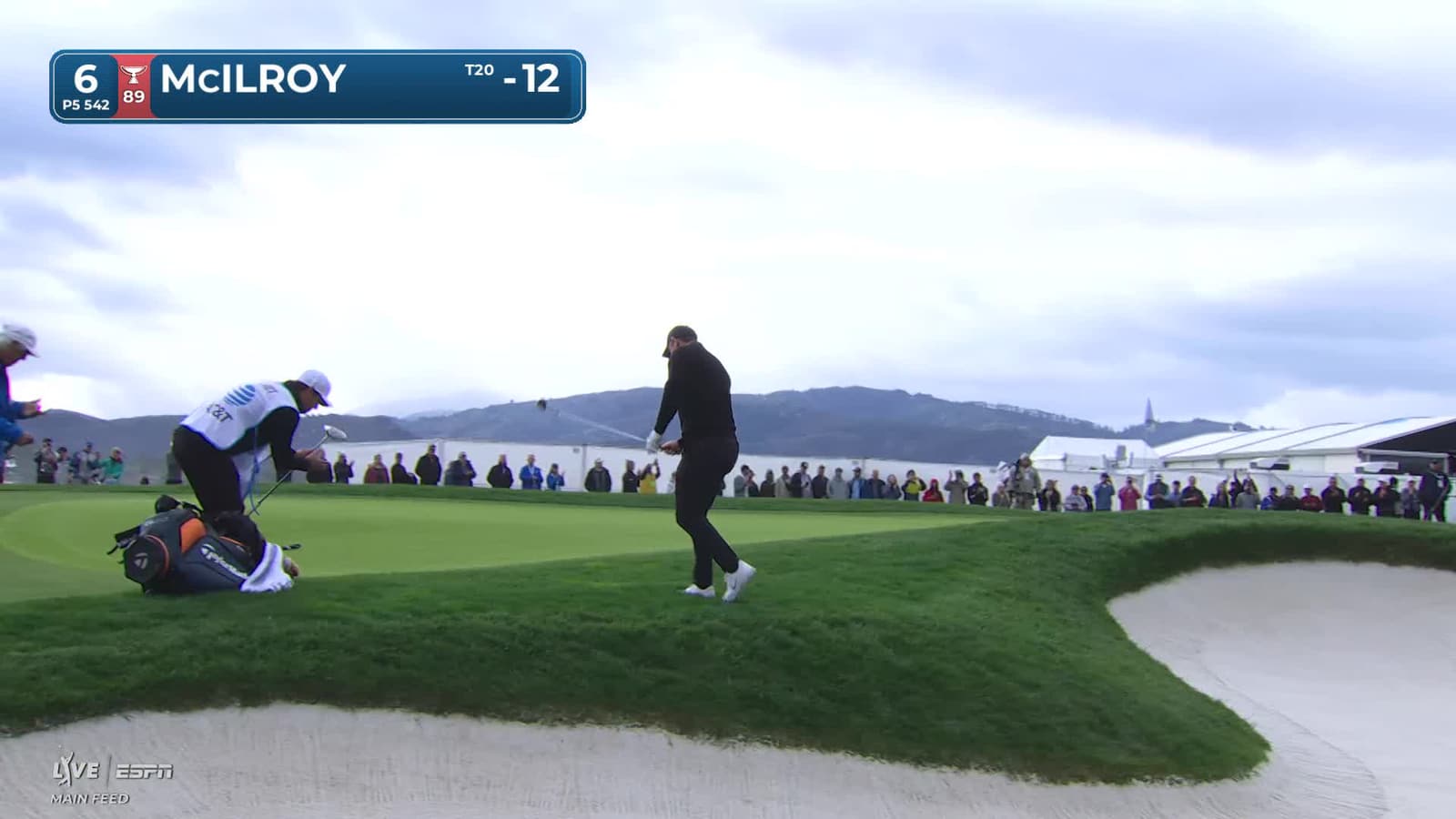 Rory McIlroy | Round 4 | 6th hole | Shot 3 | 2026 AT&T Pebble Beach