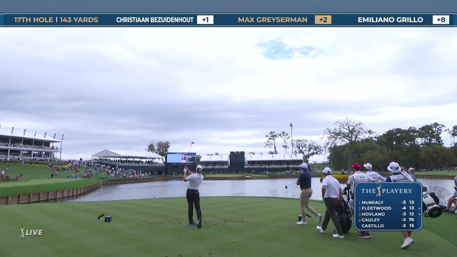 Max Greyserman | Round 1 | 17th hole | Shot 1 | 2026 THE PLAYERS